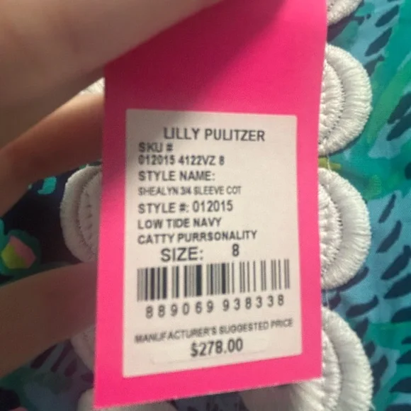 Lilly Pulitzer Shealyn 3/4 Sleeve Dress - Picture 3 of 3